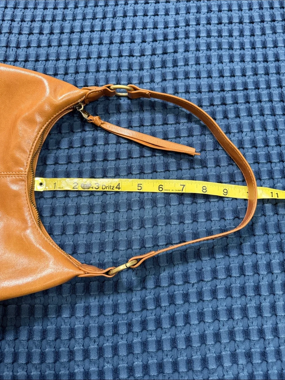 Joy Giselle Mini Hobo Convertible Crossbody Tan Shoulder Bag Minimalist